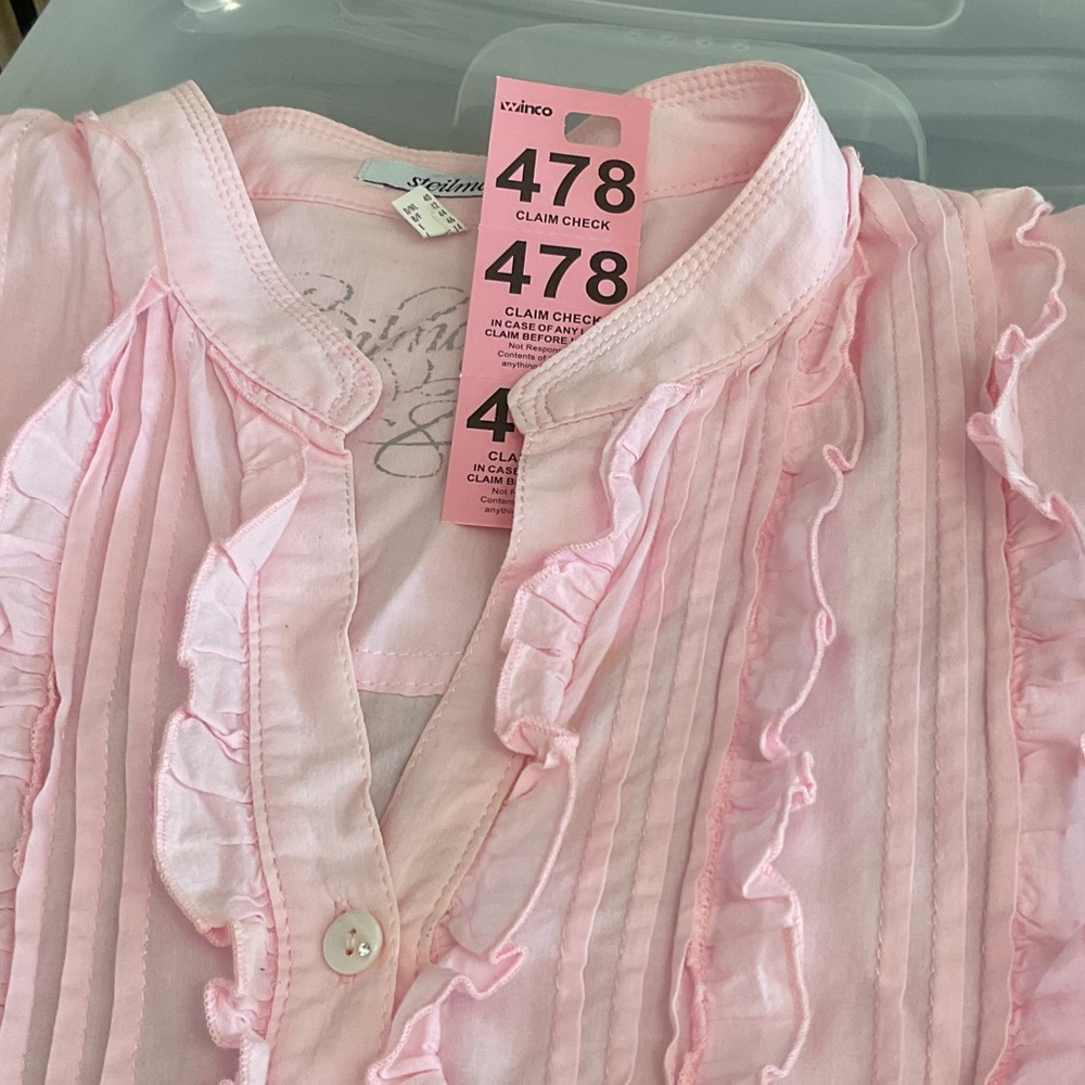 Steilmann Pink Ruffle Front Tunic - Picture 5 of 6